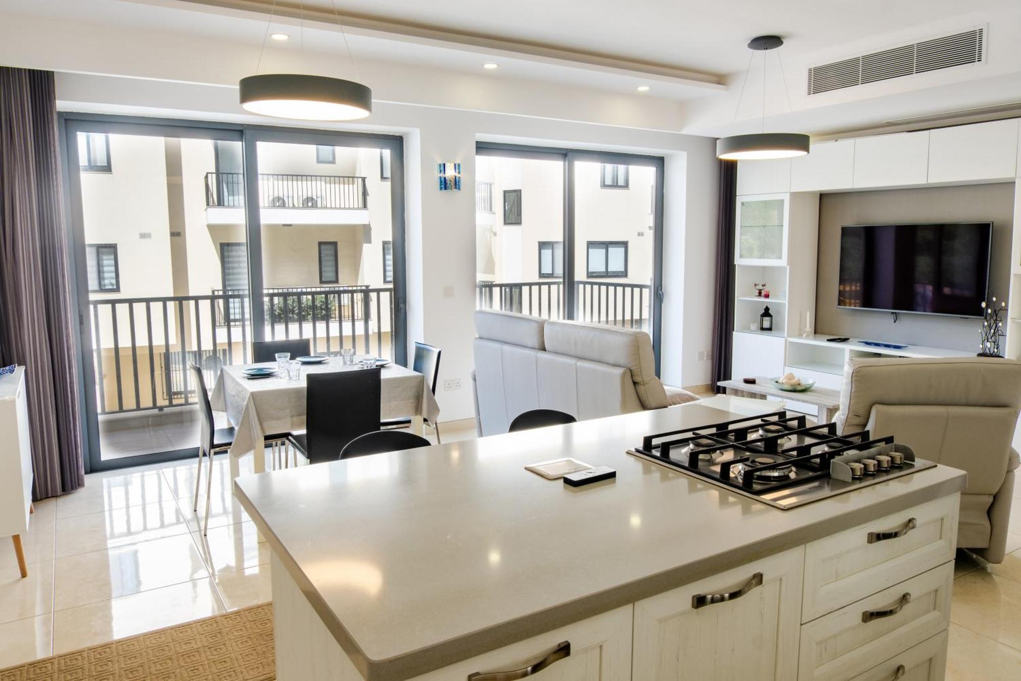 Mellieha, Luxury 3 Bedroom Azure Maisonette Luaran gambar